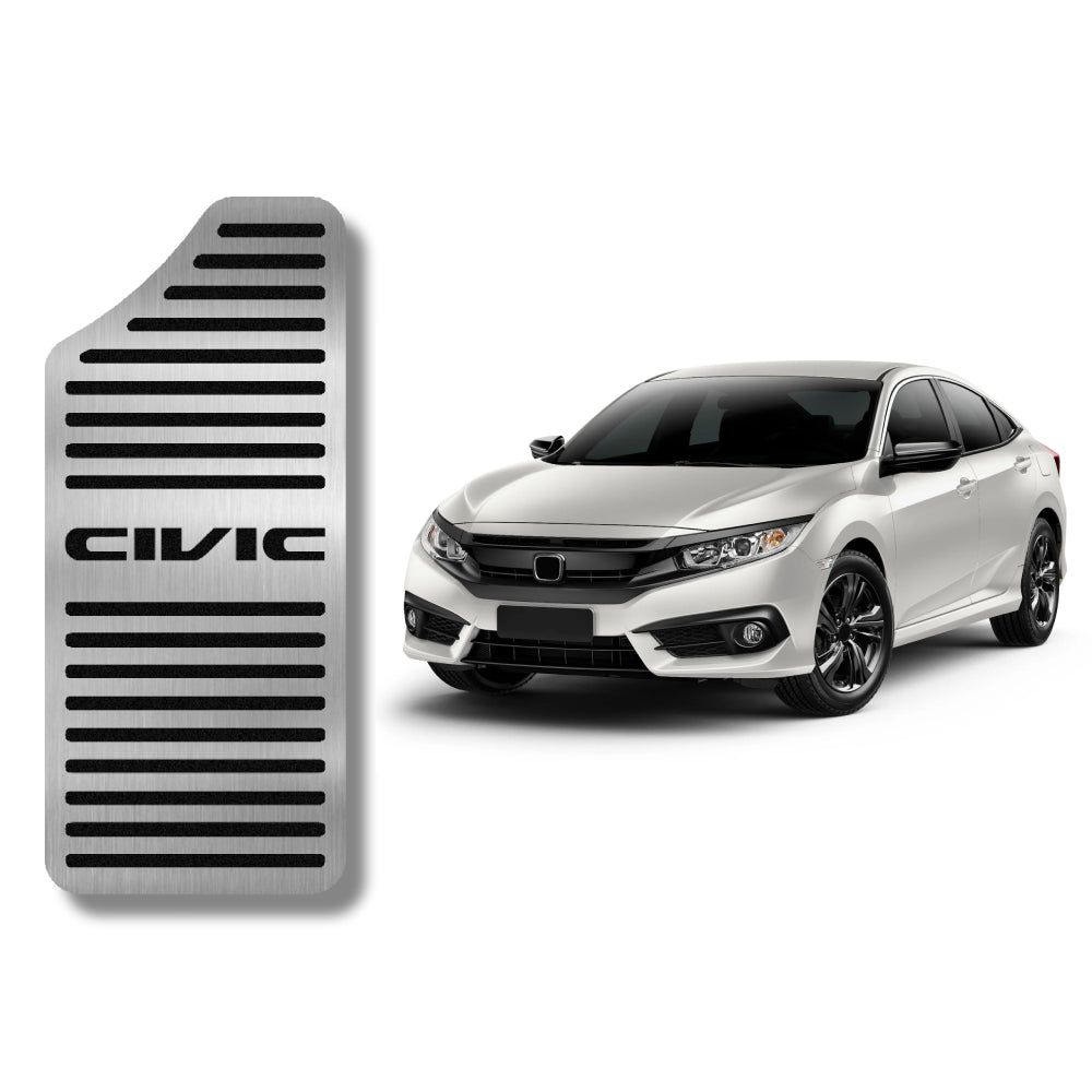 Descanso de pé em aço inox Honda Civic 2012/...