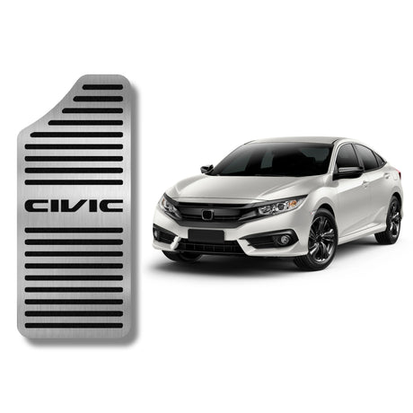 Descanso de pé em aço inox Honda Civic 2012/...