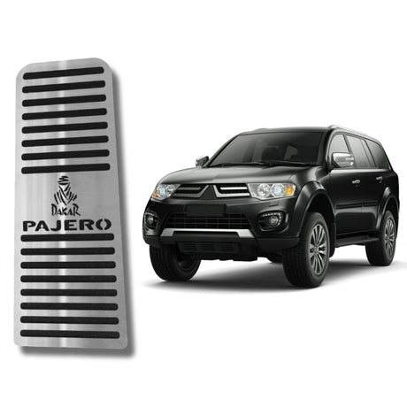 Descanso de pé em aço inox Mitsubishi Pajero Dakar