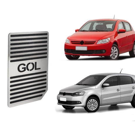 Descanso de pé em aço inox Volkswagen Gol 2008/...