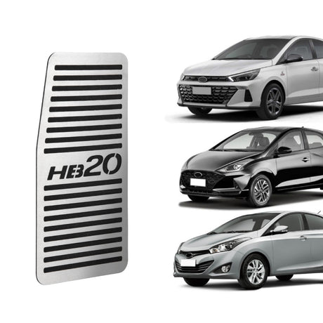 Descanso de pé Em Aço Inox Hyundai Hb20