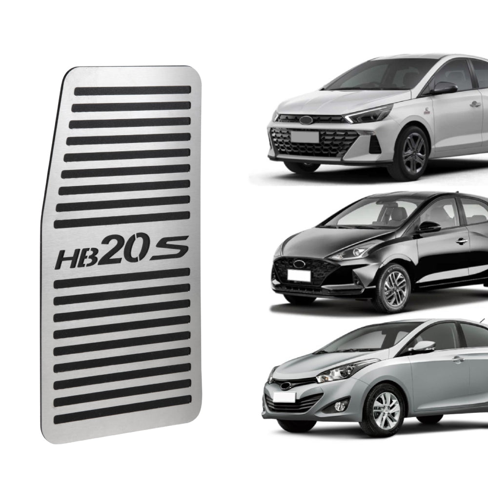 Descanso de pé Em Aço Inox Hyundai Hb20s