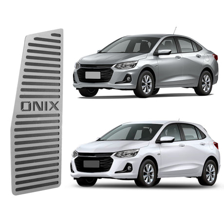 Descanso de pé em aço inox Chevrolet  Onix