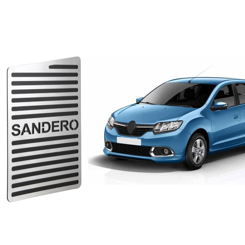 Descanso de pé em aço inox Renault Sandero 2014/...