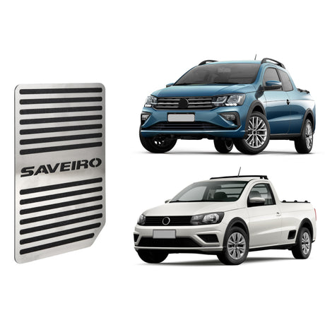 Descanso de pé Em Aço Inox Volkswagen Saveiro
