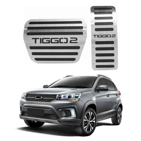 Pedaleira em Aço Inox Chery Tiggo 2