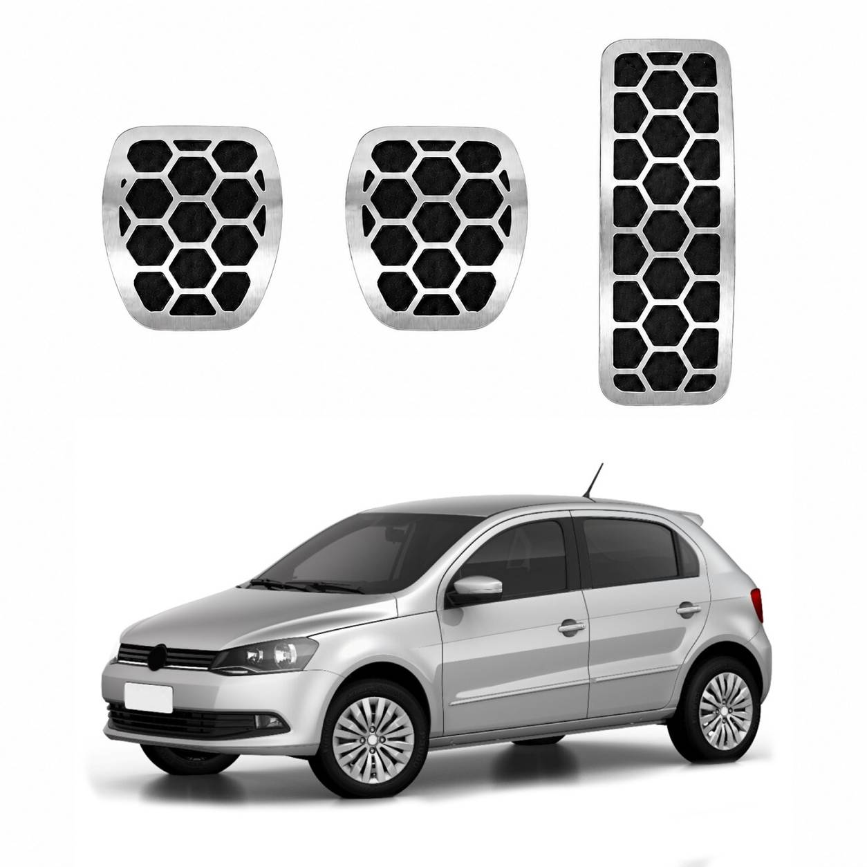 Pedaleira Volkswagen Gol / Fox / Up / Voyage Urban