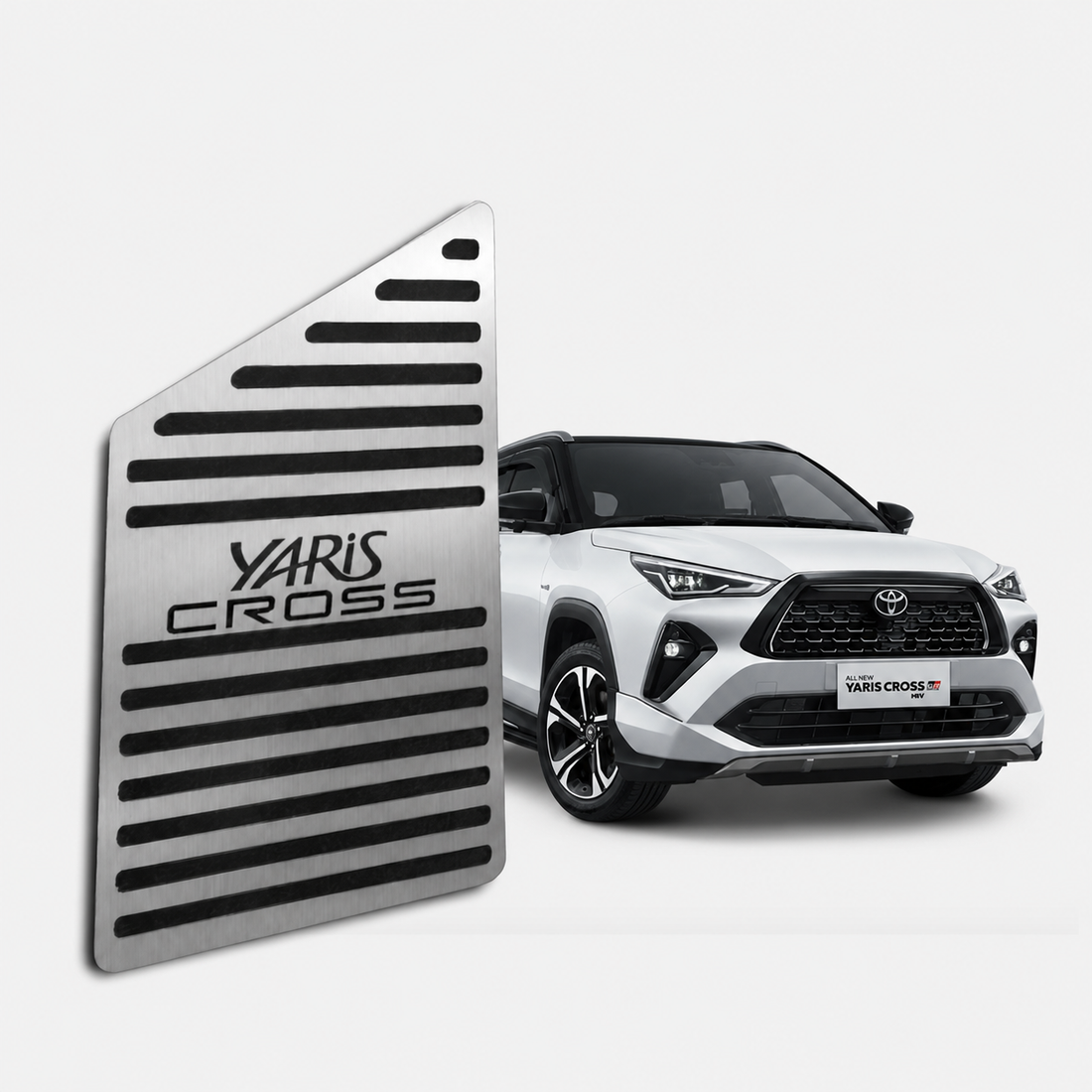 Descanso de Pé em Aço Inox Toyota Yaris Cross