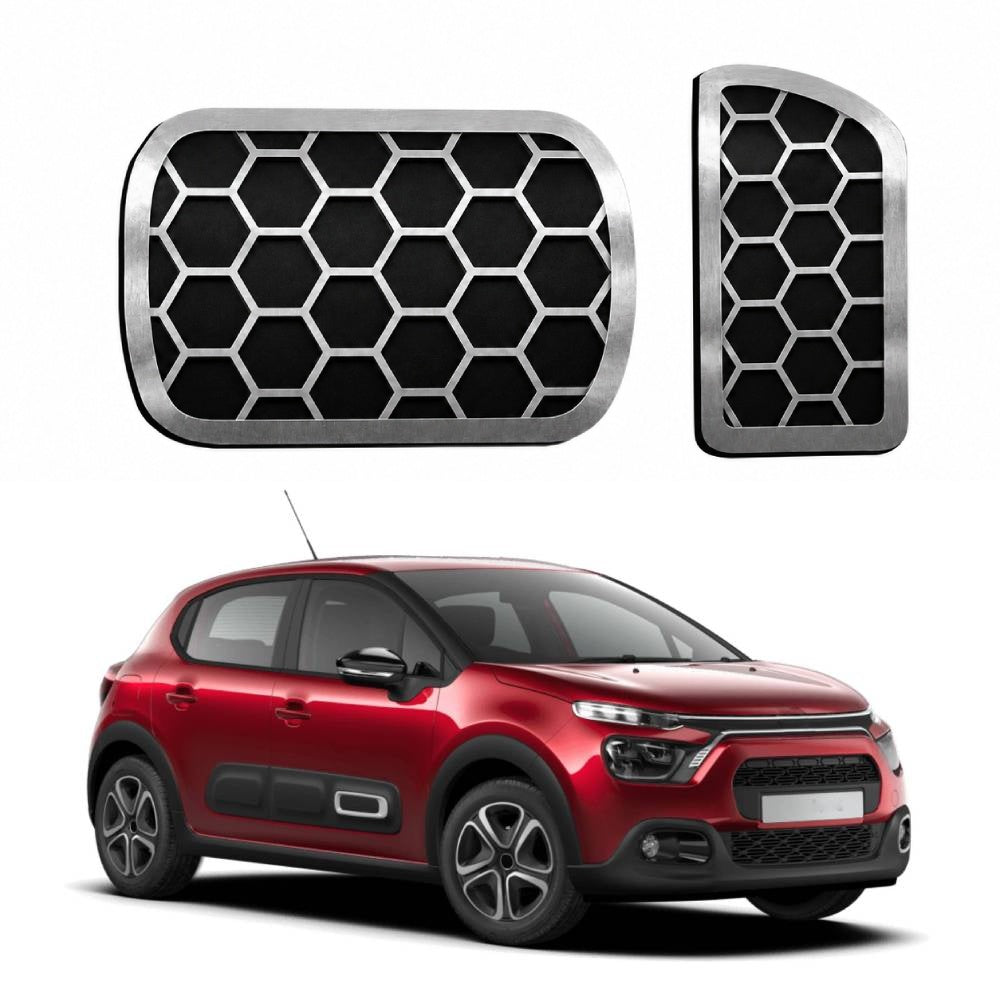 Pedaleira em Aço Inox Citroën C3 2022 em Diante Automático Urban