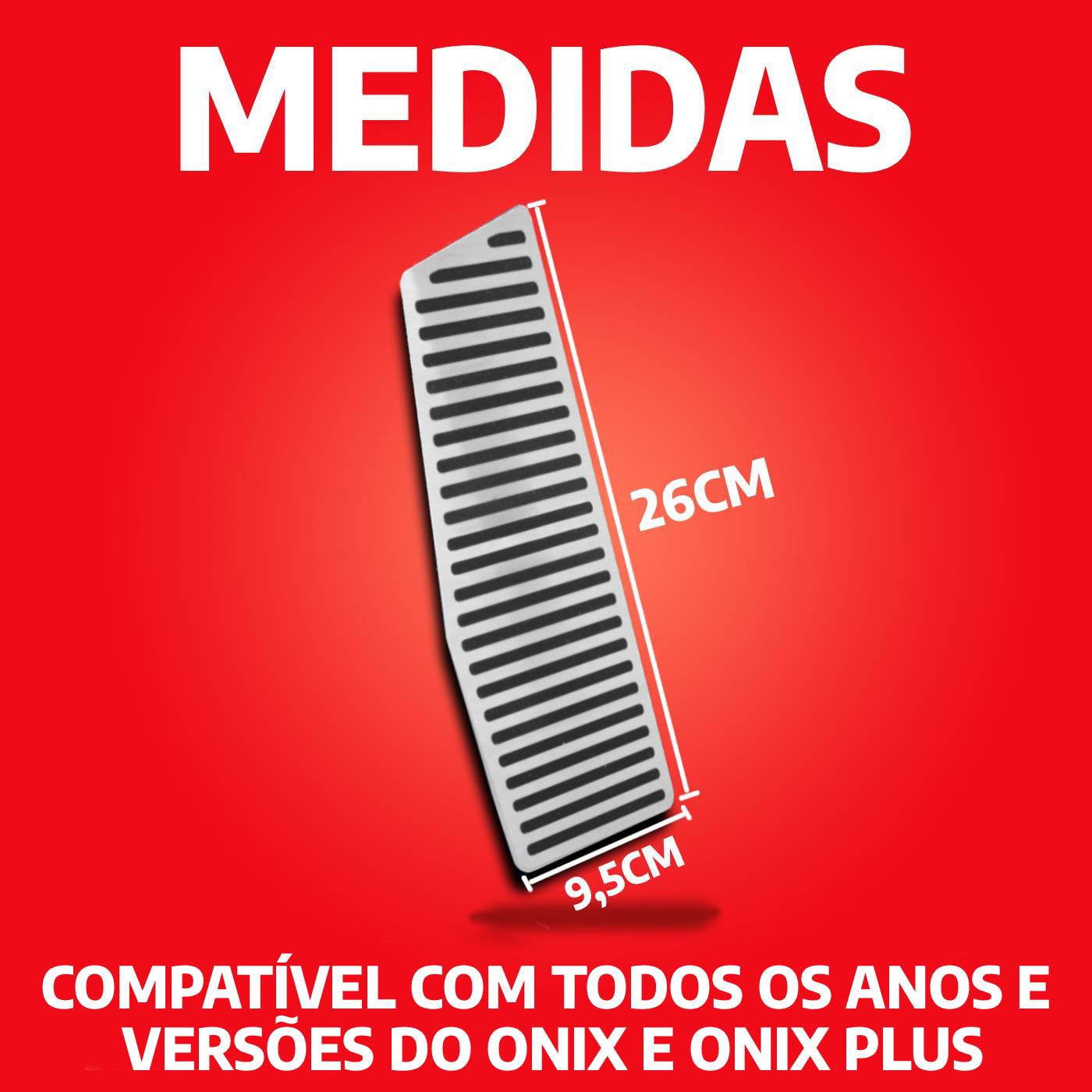 Descanso Soleira E Pedaleira Mt Liso Chevrolet Onix Plus - 3