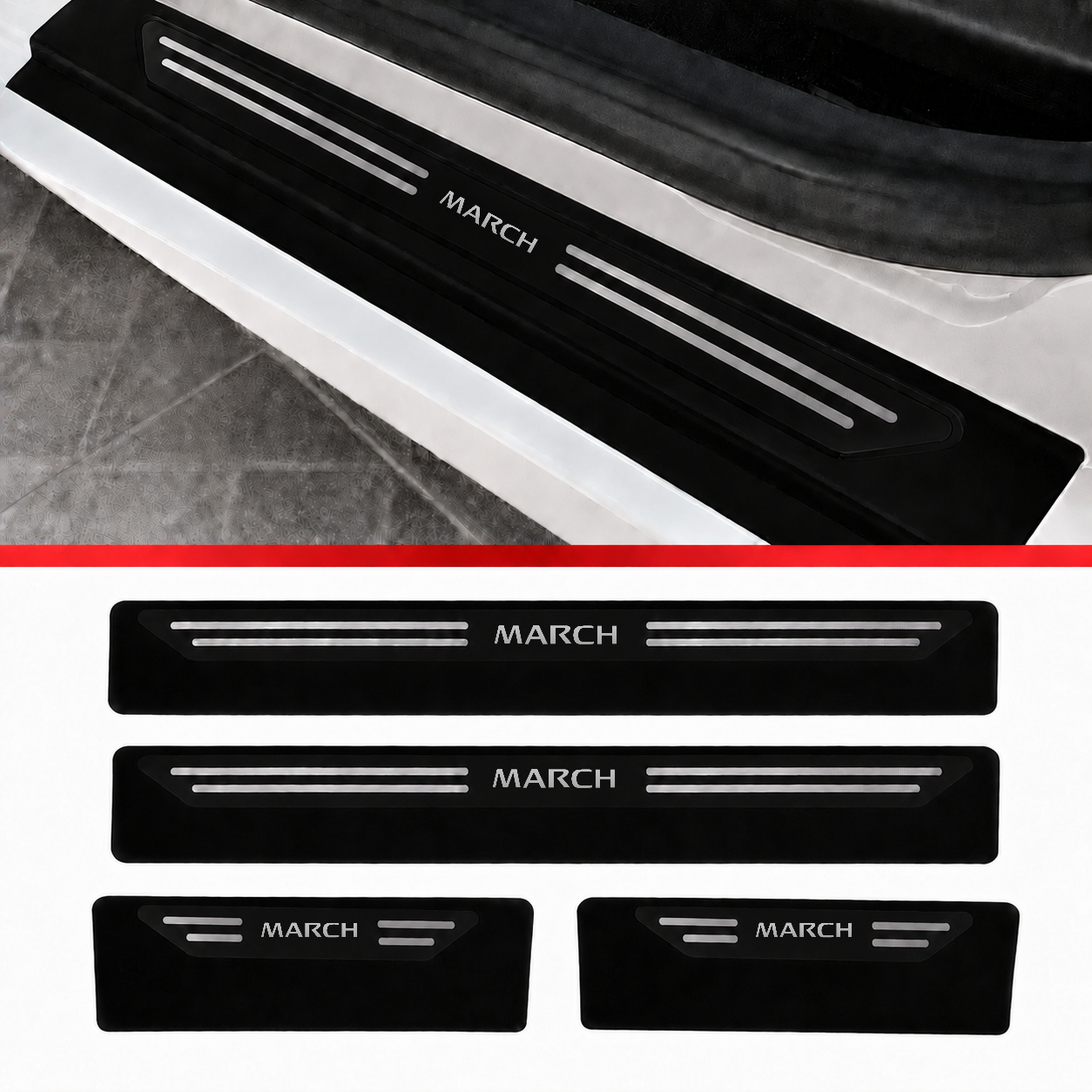Soleira Black Nissan March - 3