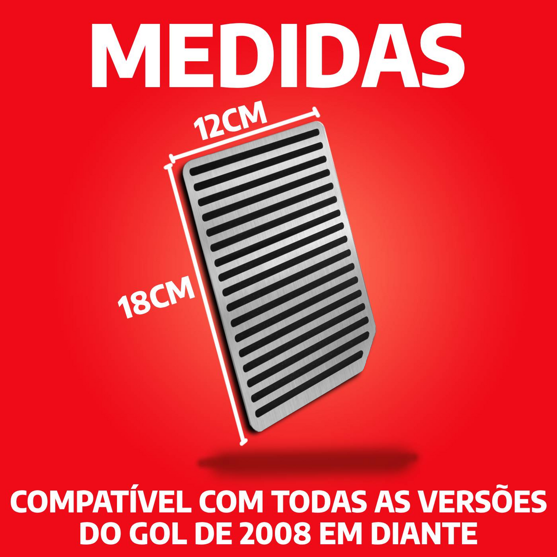 Descanso E Pedaleira Lisa Mt Volkswagen Gol - 1