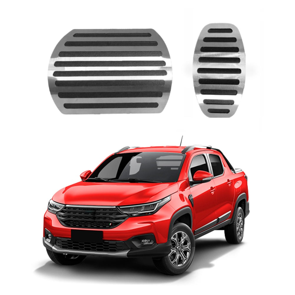 Pedaleira em Aço Inox Fiat Strada