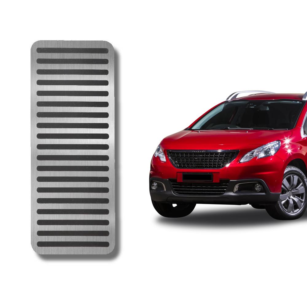 Descanso de pé liso em aço inox Peugeot 2008