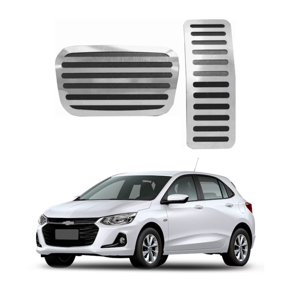 Pedaleira em Aço Inox Chevrolet Onix