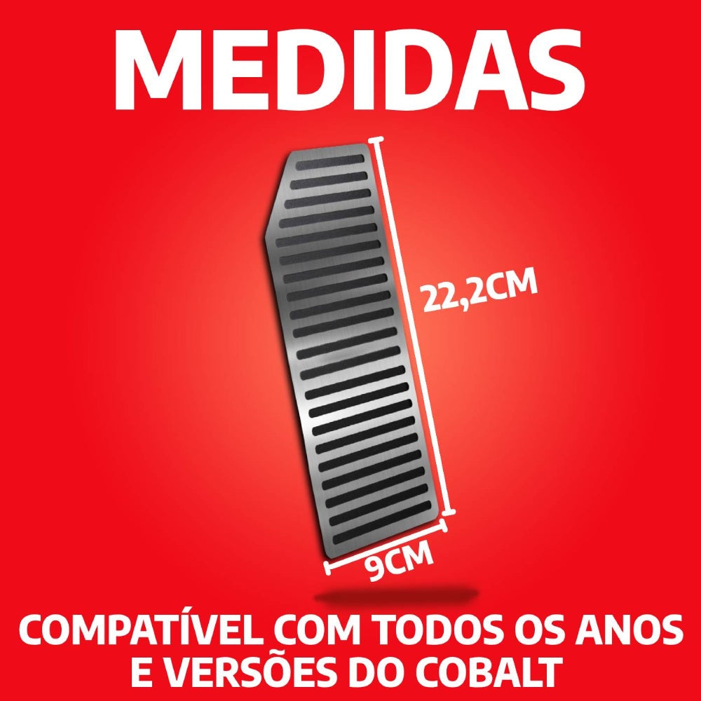 Descanso Soleira E Pedaleira Mt Liso Chevrolet Cobalt - 3