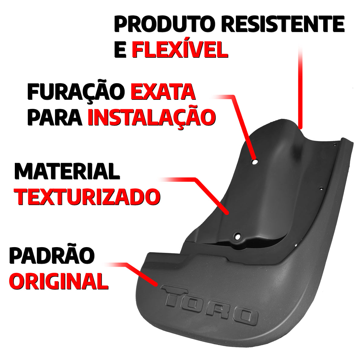 Apara Barro Lameira Fiat Toro 2016 a 2023