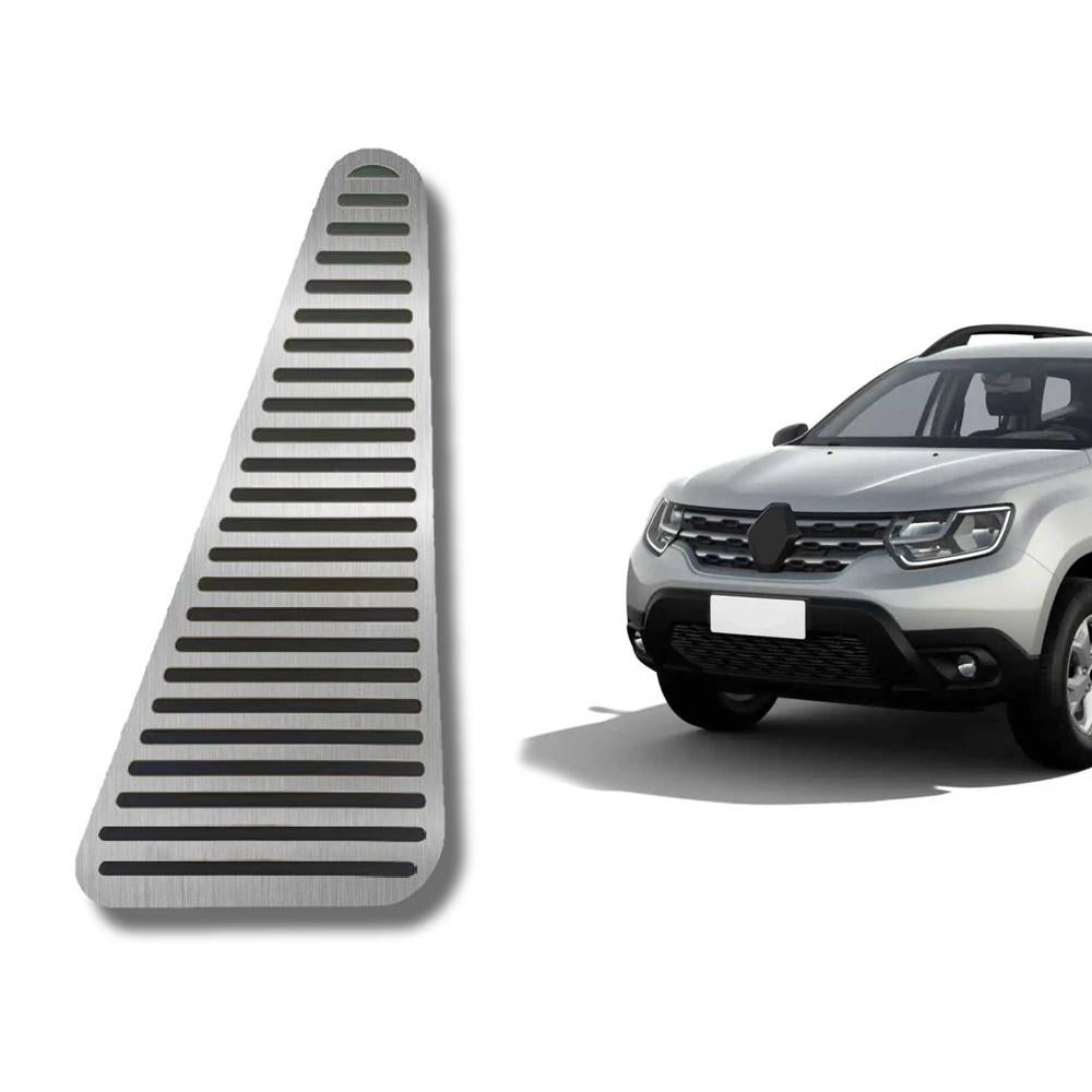 Descanso de pé em aço inox Renault Duster