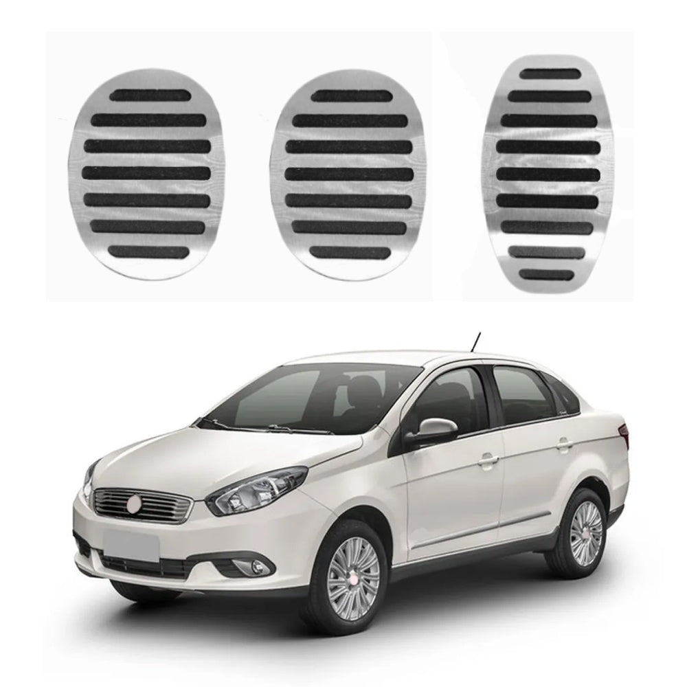 Pedaleira em Aço Inox Fiat Grand Siena
