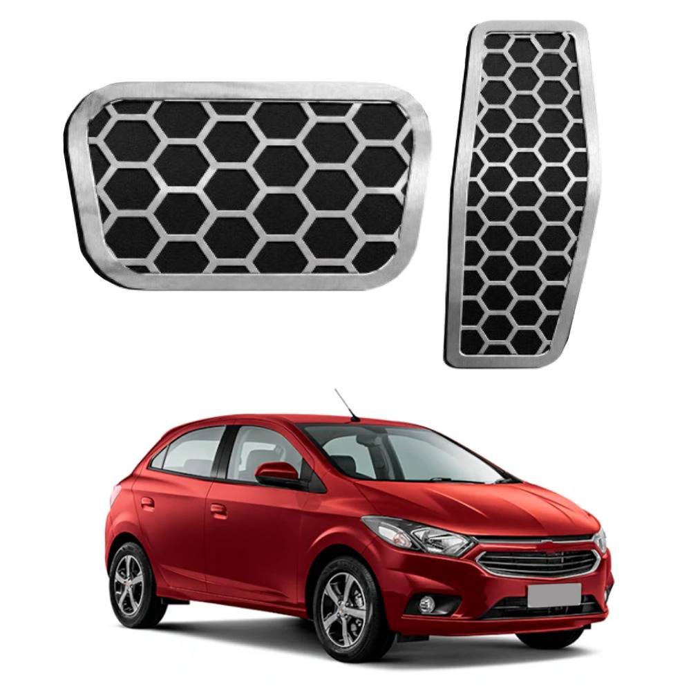 Pedaleira Urban Inox Onix 2013 A 2019 Prisma Cobalt Cruze Tracker 2012 A 2019 Spin Joy Joy Plus