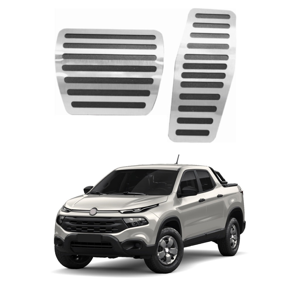 Pedaleira em Aço Inox Fiat Toro