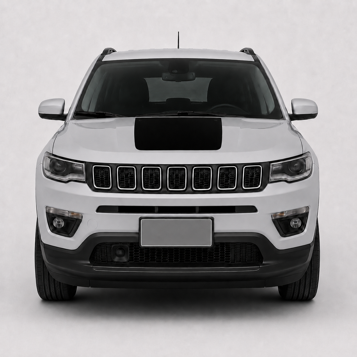 Adesivo para Capô Jeep Compass 2017/2019 Preto Fosco