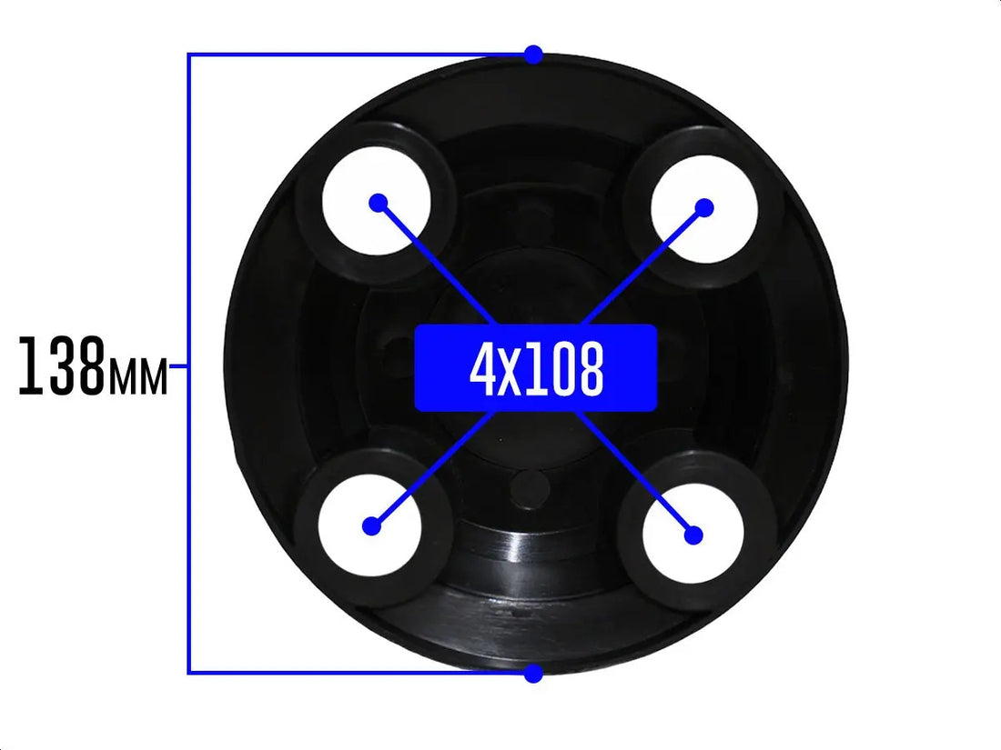 Kit Calotinhas new black Citroen C3 C4 Todos modelos Aro 13, 14 e 15 - Emblema Prata