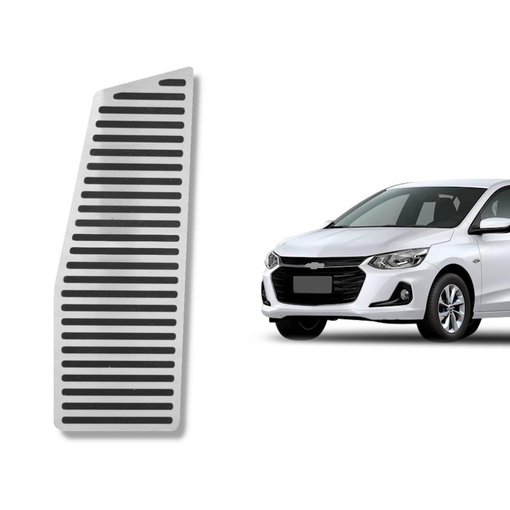 Descanso de pé em aço inox Chevrolet  Onix 2013/...