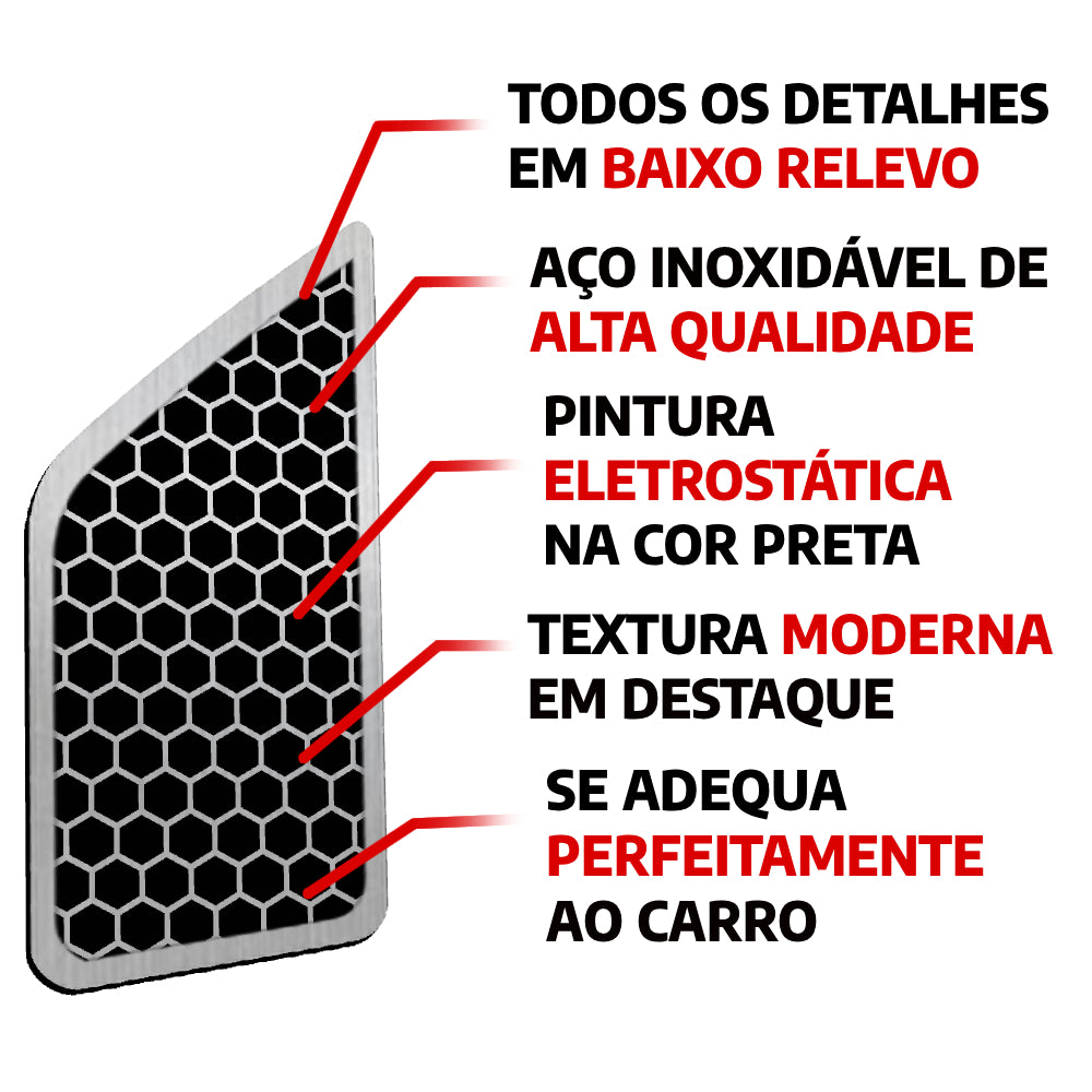 Descanso de Pé em Aço Inox Citroën C3 / Aircross Urban