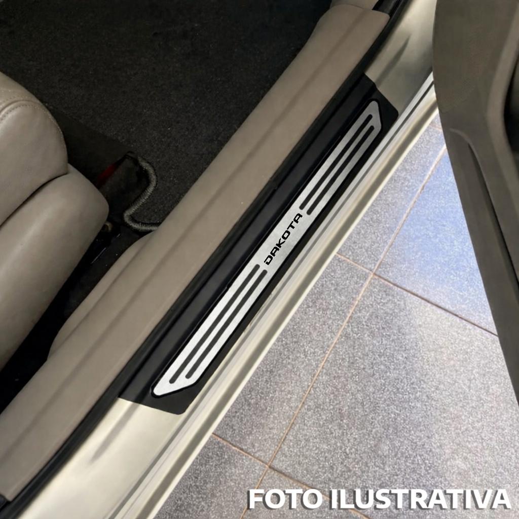 Kit soleira baixo relevo Dakota em aço inox