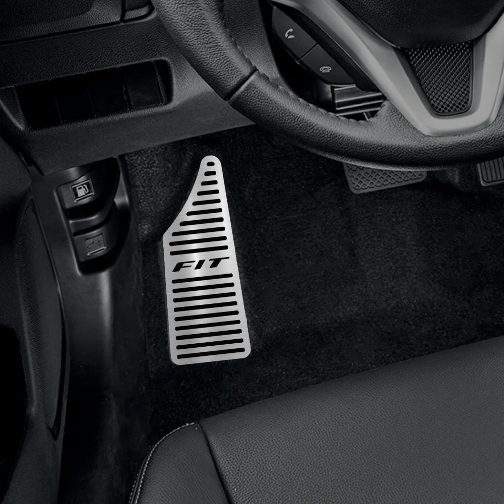 Descanso de pé Em Aço Inox Honda Fit 2015/...