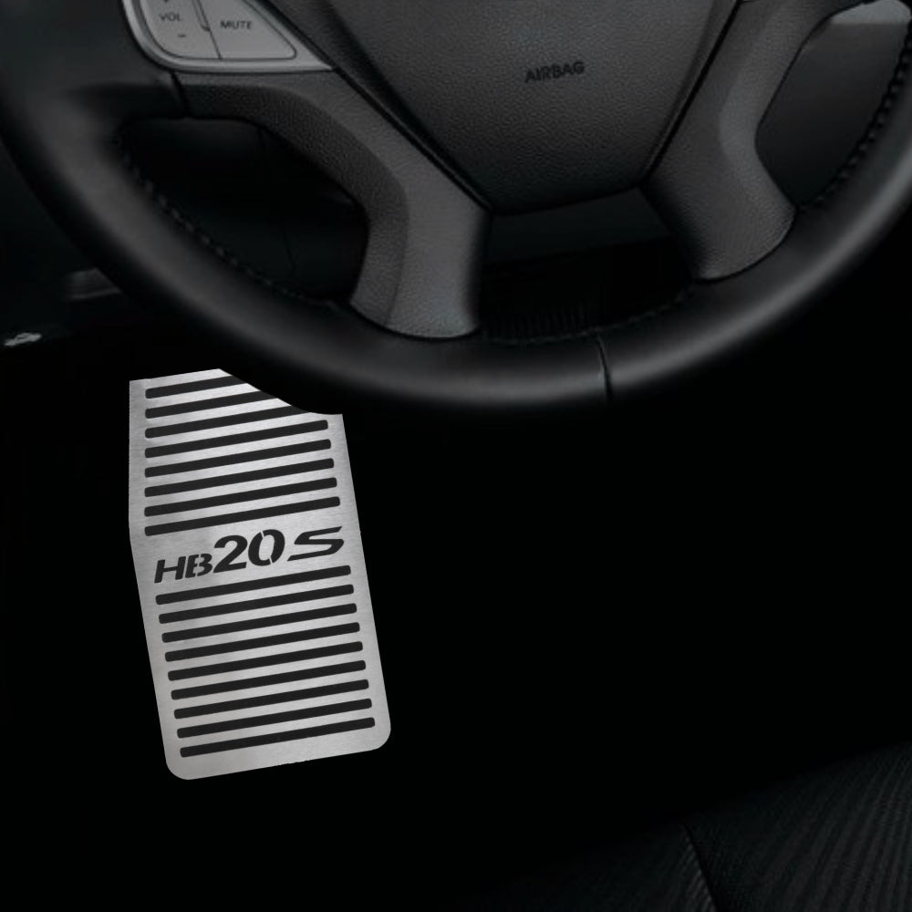 Descanso de pé Em Aço Inox Hyundai Hb20s