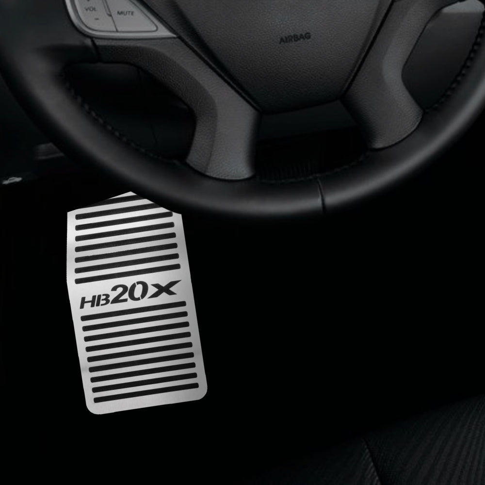 Descanso de pé Em Aço Inox Hyundai Hb20x