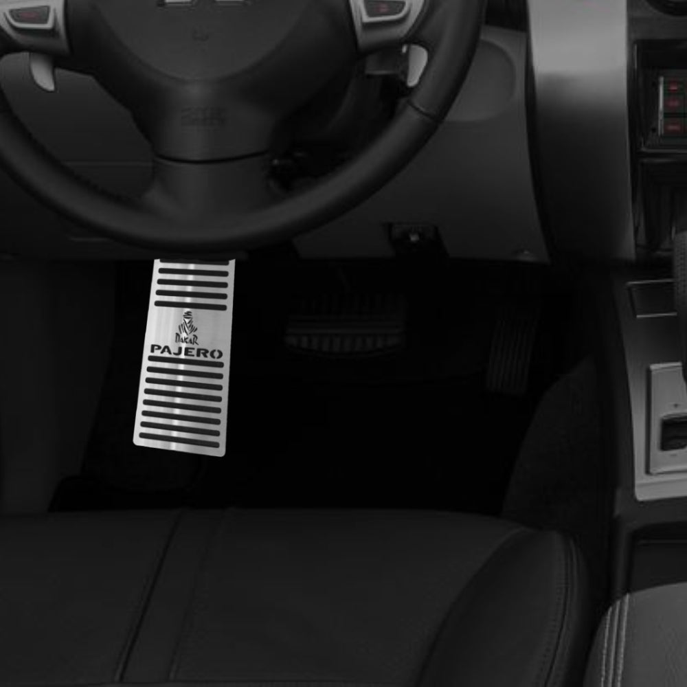 Descanso de pé em aço inox Mitsubishi Pajero Dakar