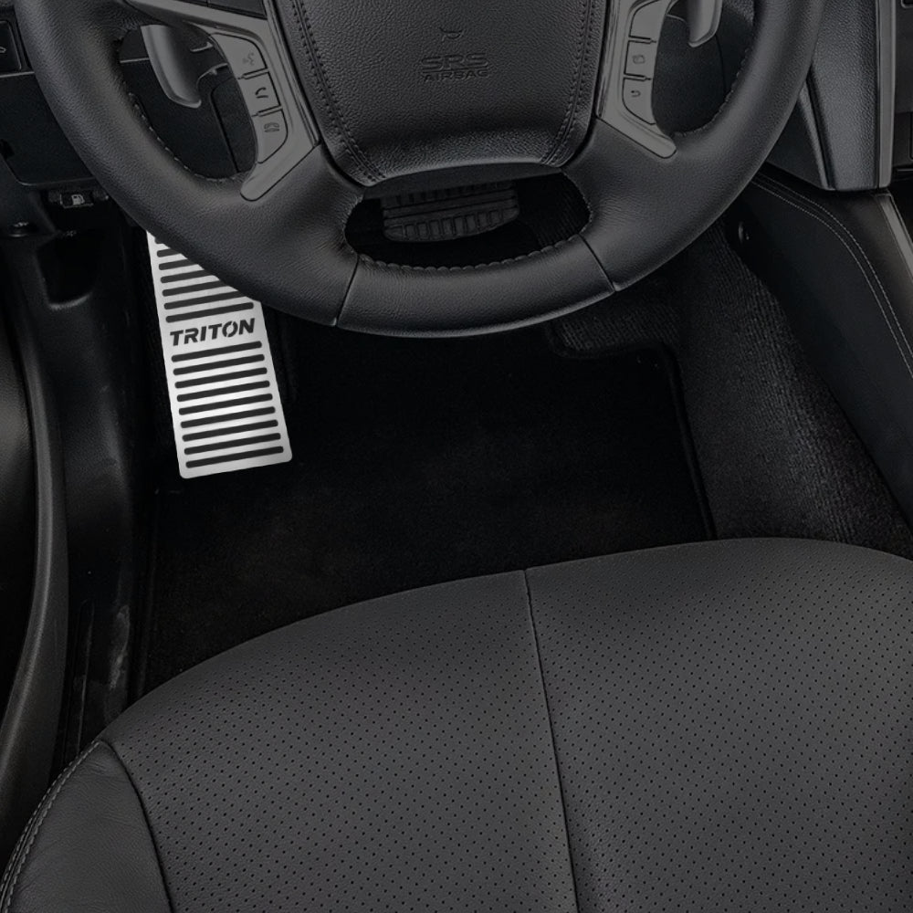 Descanso de pé em aço inox Mitsubishi L200 Triton 2017/...