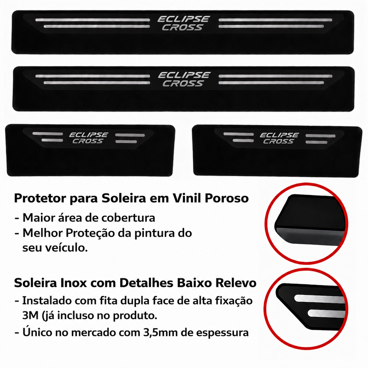 Soleira Black Mitsubishi Eclipse Cross - 4