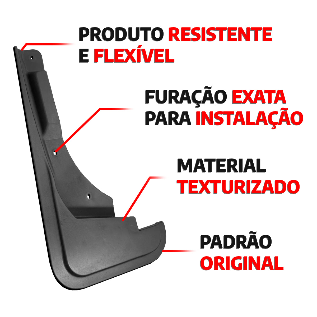 Par Dianteiro Apara Barro Lameira Ford Maverick