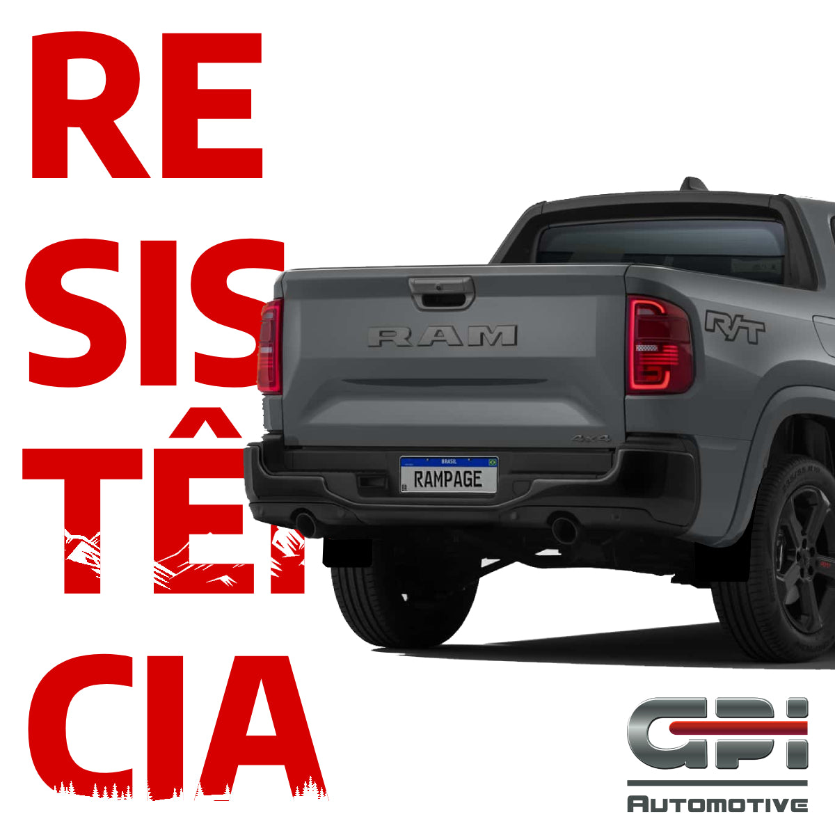 Par Traseiro Apara Barro Dodge Rampage