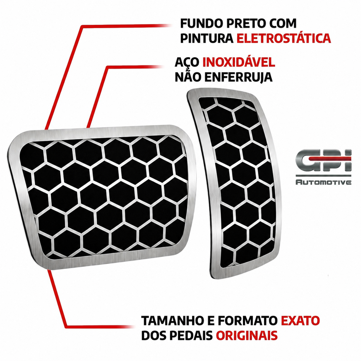 Pedaleira em Aço Inox BYD Dolphin Mini e Dolphin Automática Urban