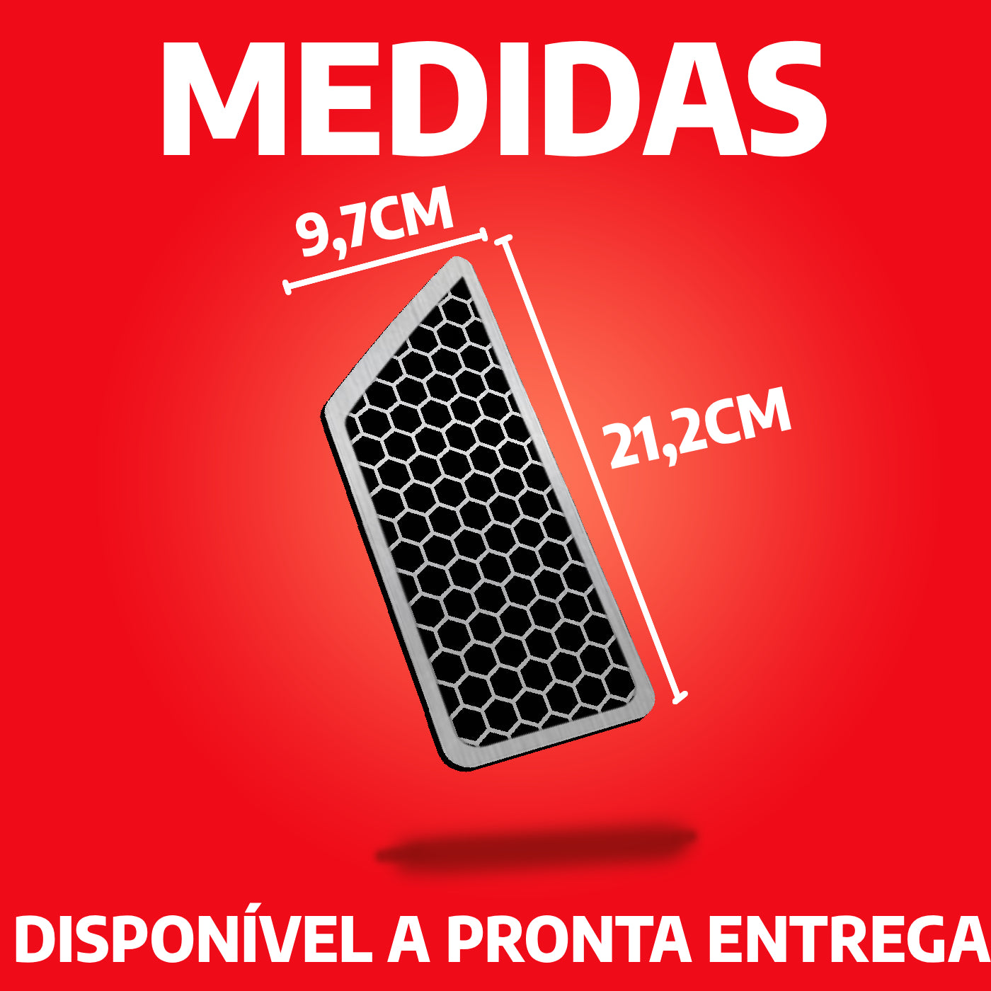 Descanso de Pé em Aço Inox Chery Tiggo 2 / Tiggo 3X / Tiggo 3X Pro Urban