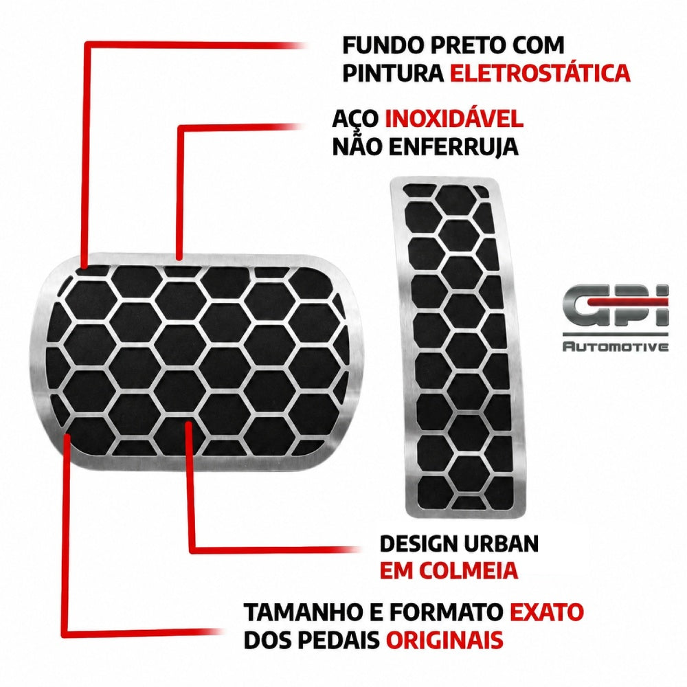 Pedaleira Urban Inox Mercedes CLA 200