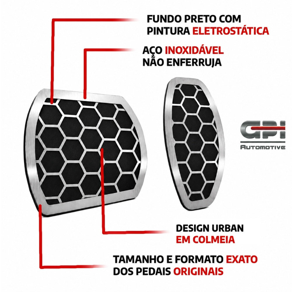 Pedaleira Urban Fiat Argo Cronos Strada AT