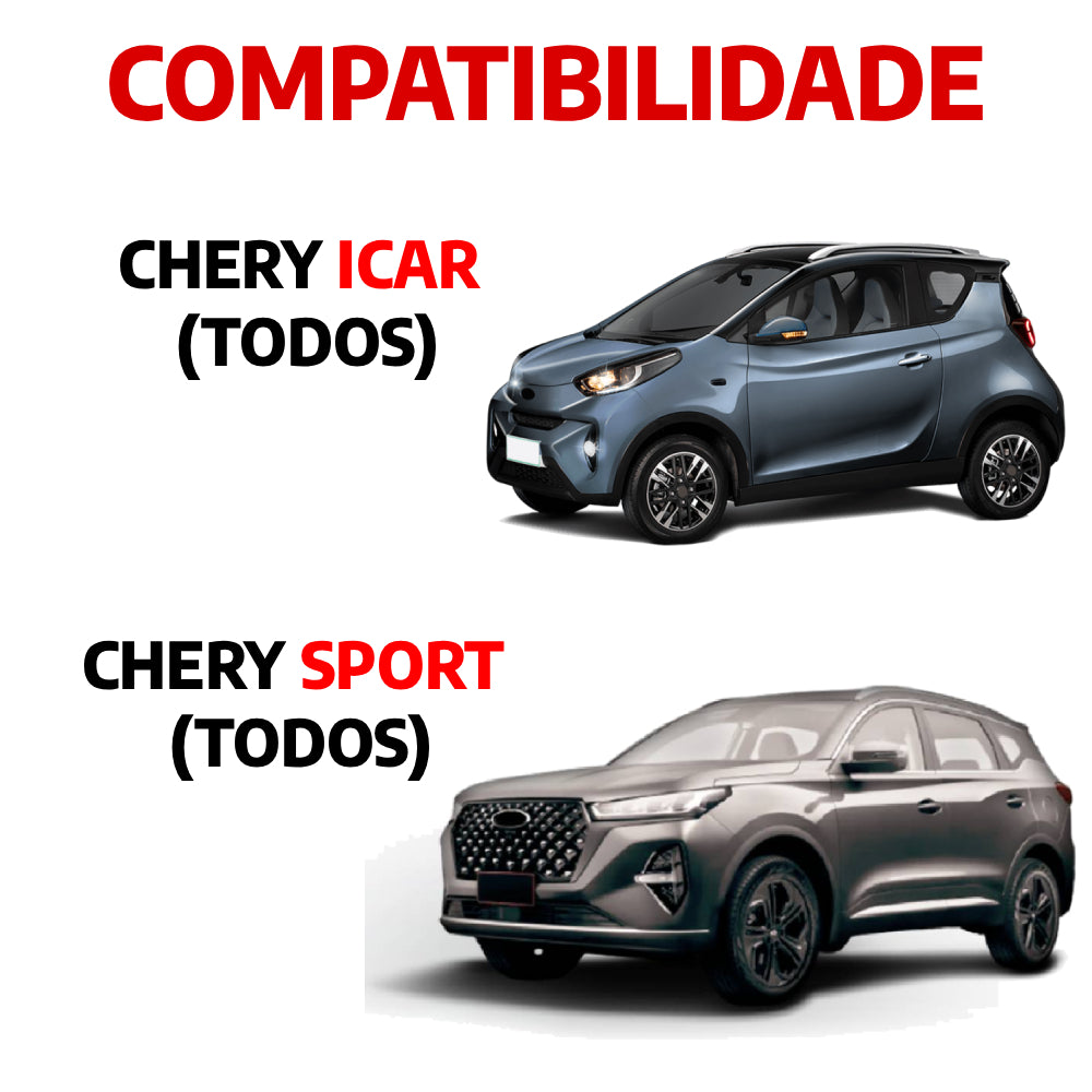 Descanso de Pé em Aço Inox Chery iCar