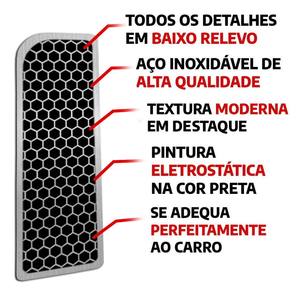Descanso de Pé em Aço Inox Chevrolet Tracker 2020 em Diante Urban