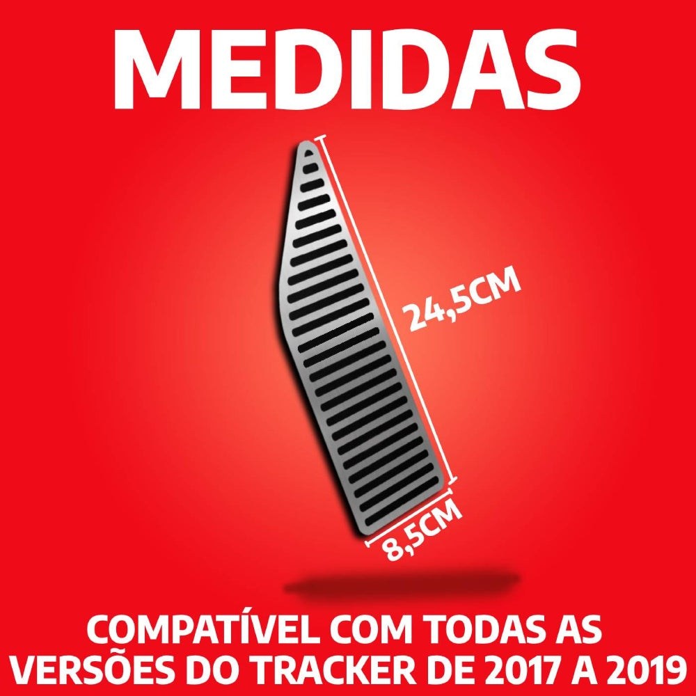 Descanso Soleira E Pedaleira At Liso Chevrolet Tracker 2012 A 2019 - 4