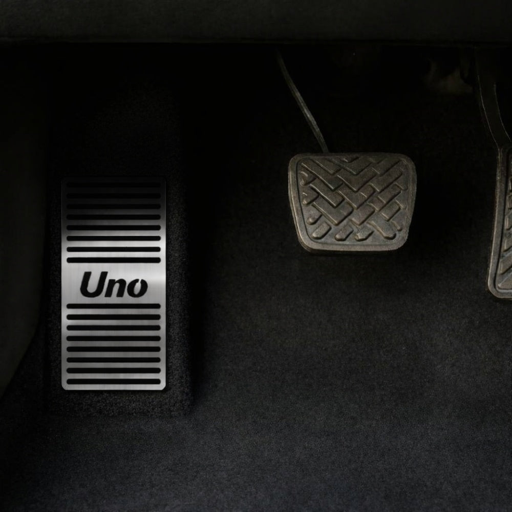 Descanso de pé em aço inox Fiat Uno - 2005/2013