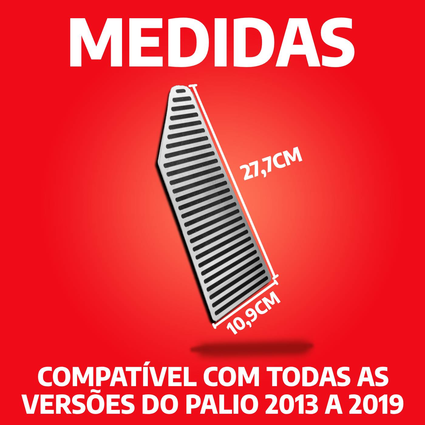 Descanso Soleira E Pedaleira Mt Liso Fiat Palio 13 A 17 - 4
