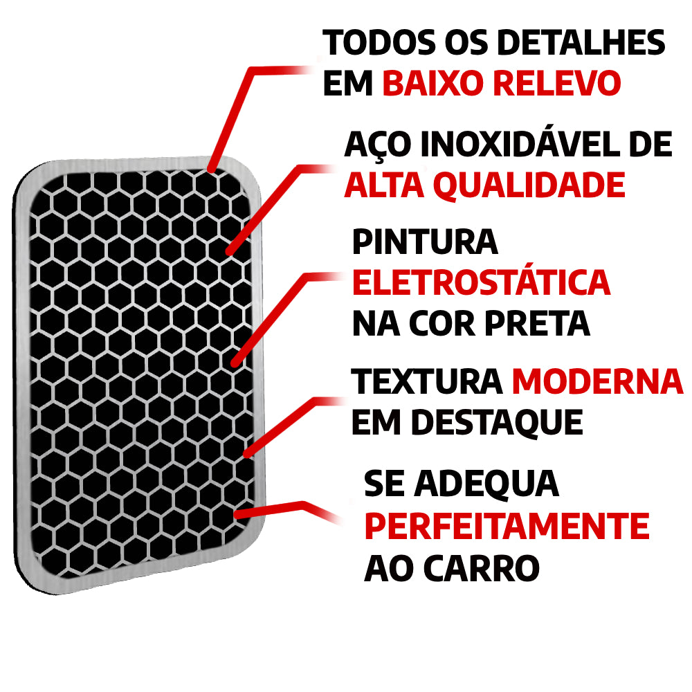 Descanso de Pé em Aço Inox Fiat Titano Urban