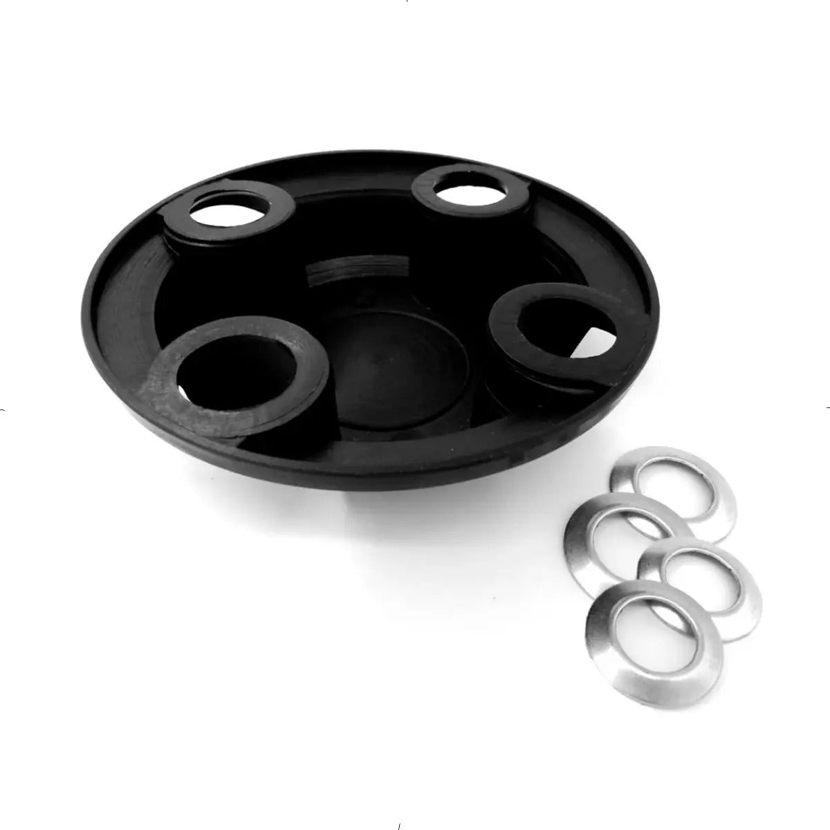 Kit Calotinhas new black Fiat Aro 13, 14 e 15 - Emblema Preto