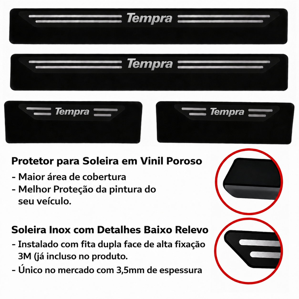 Soleira Black Fiat Tempra - 4
